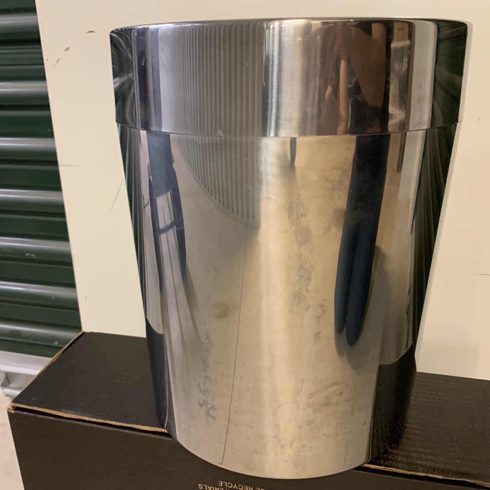 IKEA Savern Swing Lid Stainless Steel Trash Can | 5L (1 Gallon)